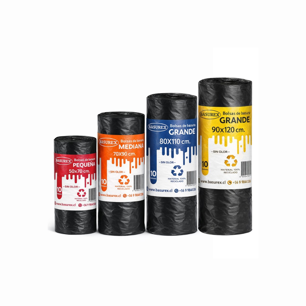 Bolsas de basura por mayor - Basurex