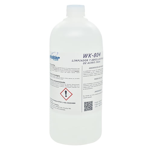 Abrillantador de acero inoxidable Winkler WK-804 1 litro desde 10unidades