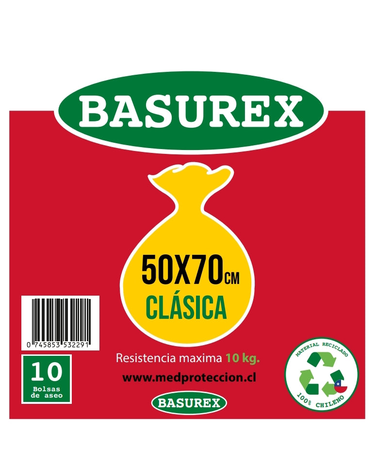 BOLSA DE BASURA 50X70 $300 x 10 un