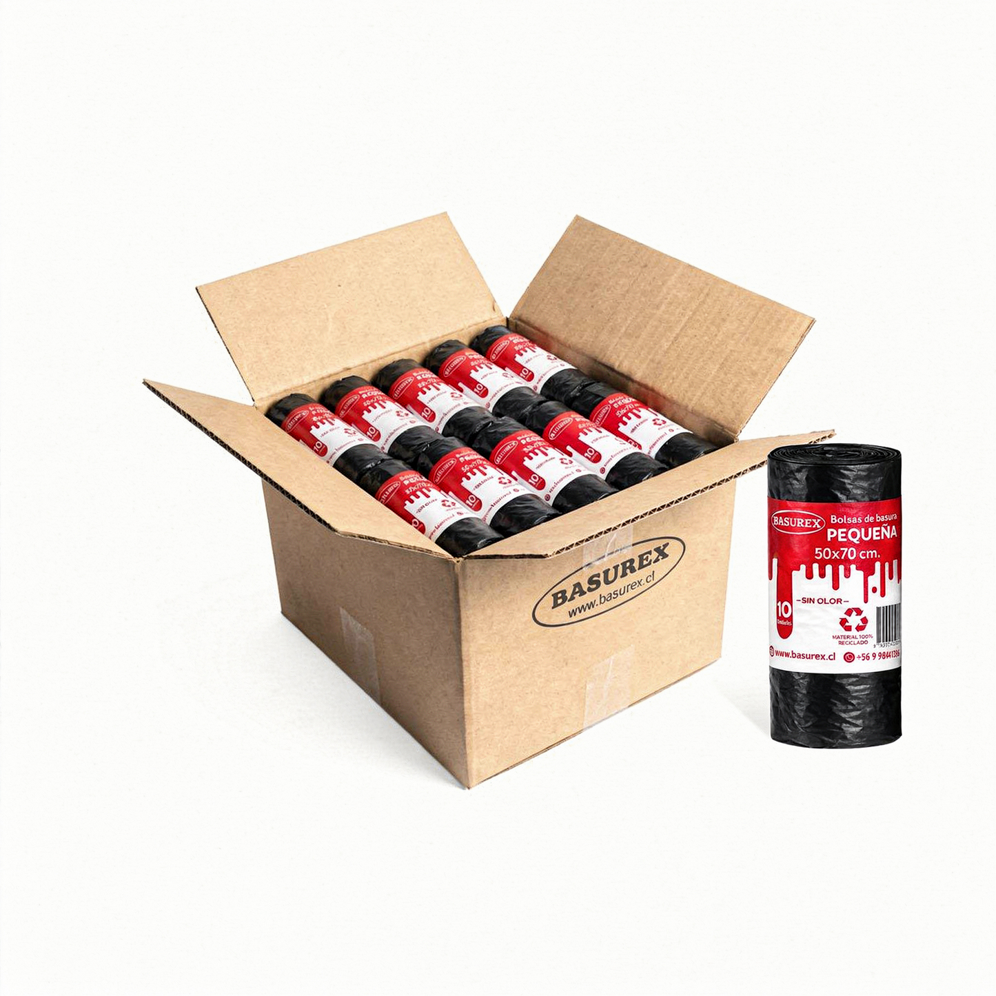 Bolsa Basura 50X70 - Por Mayor - $218 Unidad Rollo